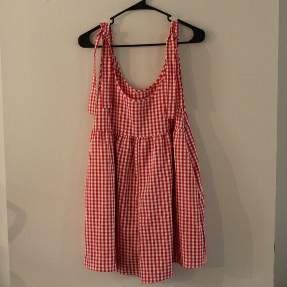 SHEIN Pants - SHEIN Checkered Romper Size Large